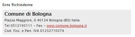 In alto è predisposta un area di ricerca per filtrare la lista degli Enti in base alla denominazione. In basso la lista degli Enti abilitati elencati su più pagine qualora superino i venti.