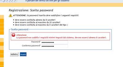 Dopo, viene proposta una videata nella quale vanno completati i dati relativi alla nascita (una parte dei dati viene già proposta sulla base del codice fiscale inserito) Vengono poi proposte altre