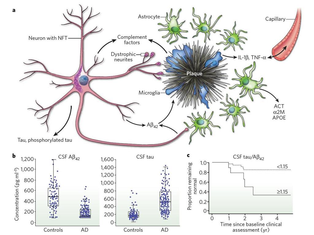 Fluid biomarkers Perrin RJ et