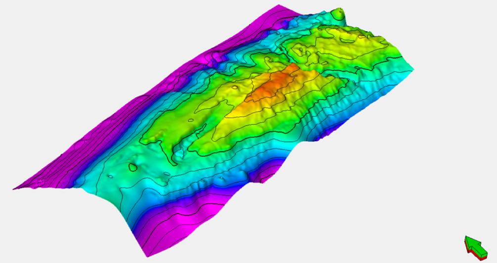 RISULTATO DEL RILIEVO 3D NELLA CONCESSIONE CORNEGLIANO STOCCAGGIO I risultati del rilievo 3D (Figure 8 e 9) hanno permesso di completare la già elevata conoscenza del sito, aggiungendo ulteriori