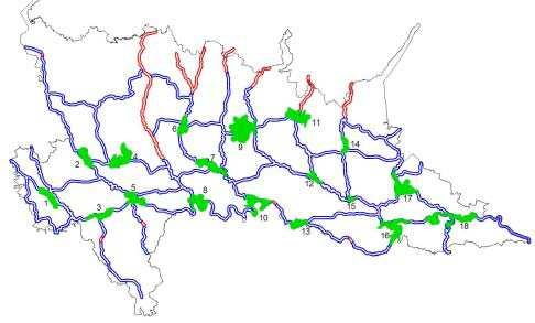 La Rete Ecologica regionale I Gangli