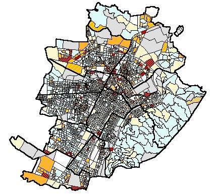 La prima mappa del degrado 1998-2000 I QUOZIENTI DI LOCALIZZAZIONE: - popolazione da 0 a 14 anni - popolazione oltre70 anni -