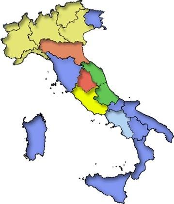 Lombardia n. 1884 V. d Aosta n. 37 Veneto n. 425 Piemonte n. 459 Liguria n.