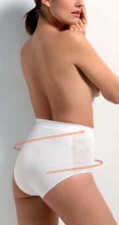 [cod. 0002] BIANCO 11 [cod. sl 292 l] Culotte modellante innovativa a contenimento differenziato fianchi, ventre e glutei che ridefinisce e scolpisce la linea regalando un immagine naturale.