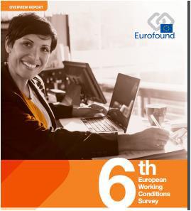 La Fondazione europea per il miglioramento delle condizioni di vita e di lavoro (Eurofound) Secondo i risultati iniziali della sesta indagine europea sulle condizioni di lavoro (2015) condotta