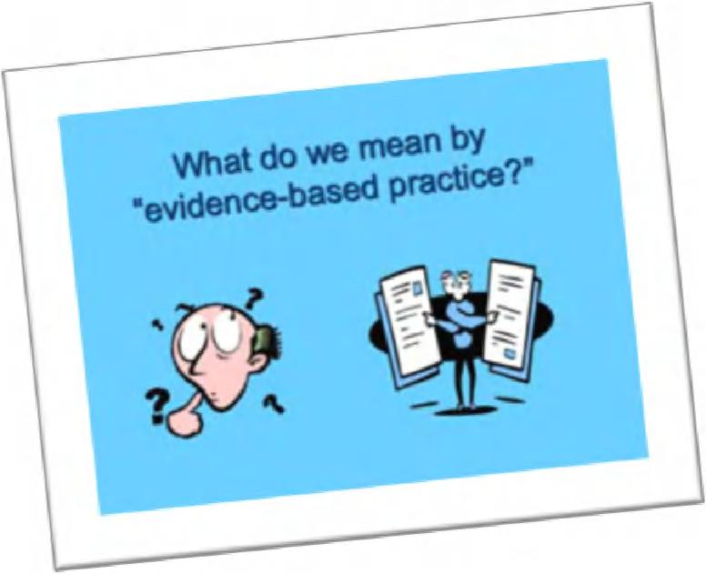 Razionale L utilizzo dei risultati della ricerca (RU) è una componente fondamentale dell approccio evidence-based practice (EBPs) - Un nuovo approccio interdisciplinare alla pratica - All inizio
