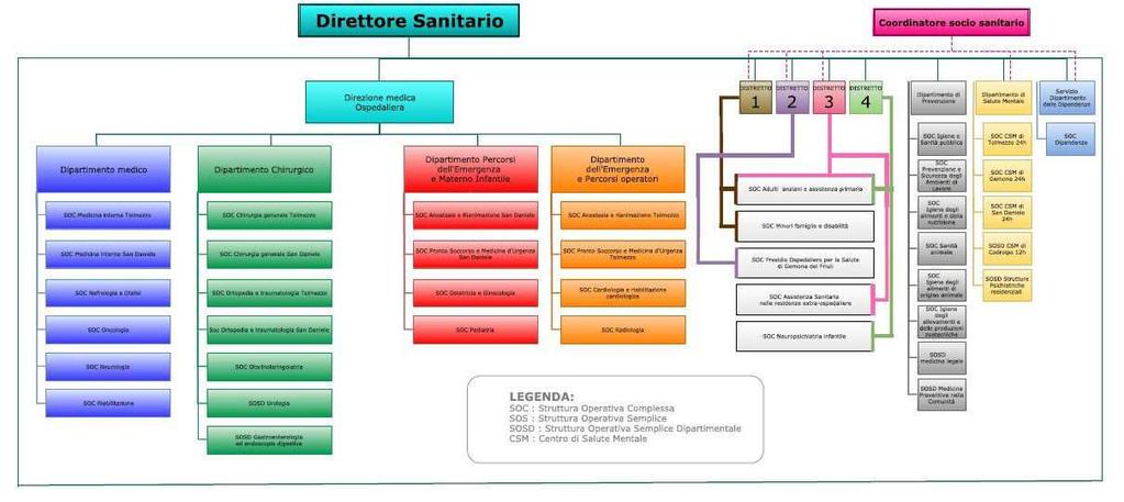 Azienda per l Assistenza Sanitaria n 3 Alto Friuli - Collinare - Medio Friuli Relazione del Direttore Generale sulla Gestione - Bilancio d esercizio 2016 4 ASSISTENZA OSPEDALIERA L Azienda nel 2016