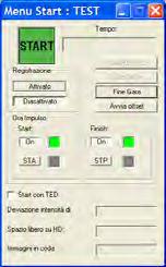 . Quando viene registrato l impulso di start, il TIMY invia un comando all anemometro per avviare l intervallo di misurazione impostato.