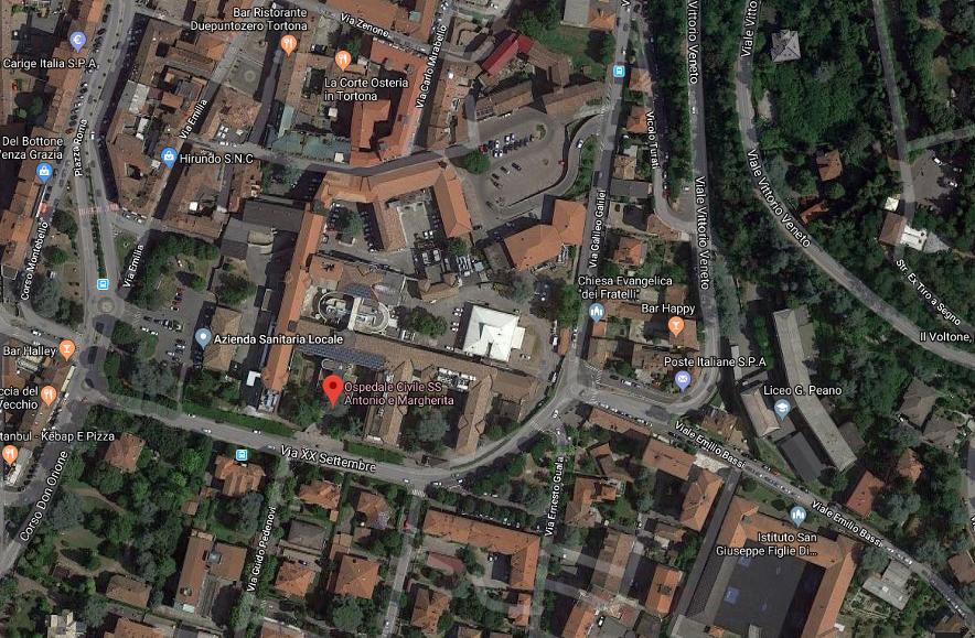 FIGURA 5 - OSPEDALE DI TORTONA - LOCALIZZAZIONE Fonte: Google Maps.