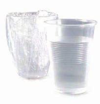 Bicchiere in plastica semi-rigida monouso Bathroom Reusable Polycarbonate Tumbler Sacchetto in plastica