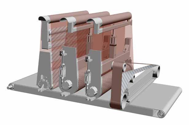 DMC Eurosystem TRRS Configurazione per la calibratura, levigatura e superfinitura di pannelli grezzi e verniciati La