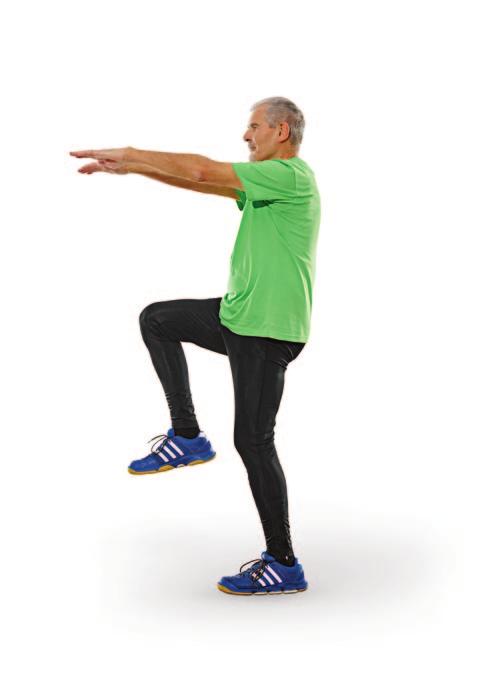 Esercizio 7 Camminare sul posto muovendo le braccia Livello B: ecco come svolgere l esercizio di base Mettetevi in piedi in posizione eretta e comoda, con i piedi alla larghezza del bacino.