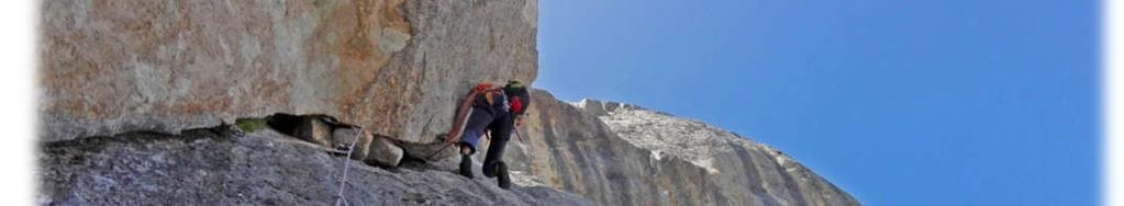 Le lezioni teoriche e le uscite in montagna sono pensate per una graduale crescita del livello d impegno, giungendo ad una buona conoscenza dell ambiente montano, delle tecniche di assicurazione e