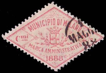 2½ carminio 1890 10 C. 2½ rosa 1890 11 C. 2½ rosa 1891 12 C.