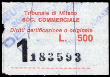 131 ner Urgentissimo 1946/< Carta bianca, liscia.