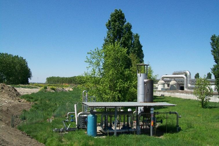 Gestione del biogas La qualità del biogas aspirato viene regolarmente controllata almeno ogni settimana mediante misure analitiche.