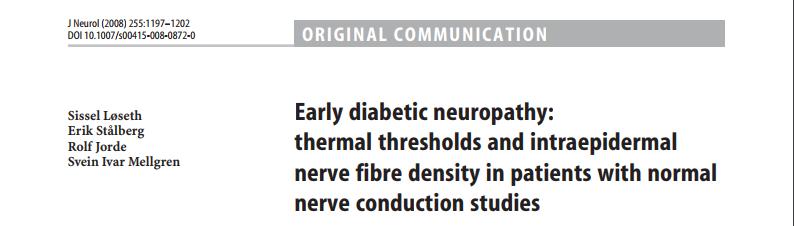 (35 DM 1-24 DM 2) N: 99 pazienti non diabetici IENF: fibre nervose