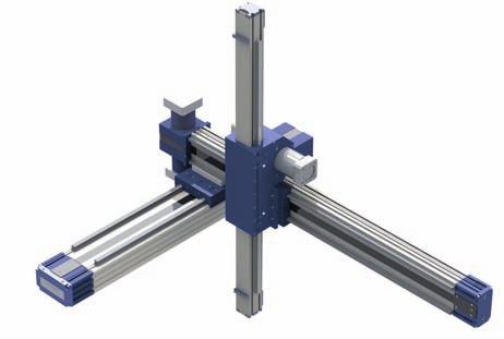 .. Componenti di connessione: 2 kit di staffe per il fi ssagio dell'unità ROBOT 160 P... sui carri delle EM 80 P... C - Unità lineari: Asse X: 2 EM 65 P... Asse Y: 1 ROBOT 130 P.