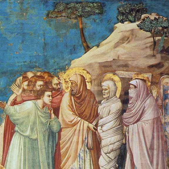 Giotto, La resurrezione di Lazzaro,
