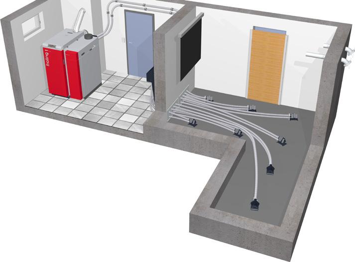 Alimentazione sistematica Sistema di aspirazione dei pellet RS 4 / RS 8 RS 4