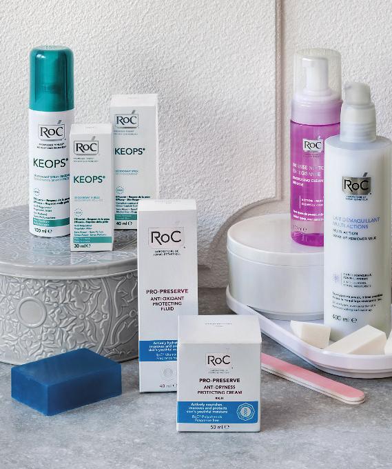 Dermocosmesi DEODORANTE KEOPS ROC e 5,90 formati assortiti CREME E DETERGENZA VISO