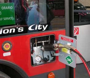 intorno al 6%. Per quanto riguarda il trasporto pubblico si è passati dal 2% di autobus a metano del 2001 al 23% nel 2010, con un calo rispettivo degli autobus diesel.
