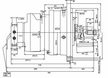 bar - Stainless steel sleeve on shaft seal easy to replace without disassemble the gearbox - High radial load capability and long life bearing - Lighter than