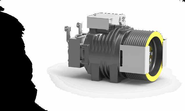 GEARLESS SG10 GEARLESS SG10 - SG10 Coppia Nominale - Rated Torque 165 Nm (S3 40%) Coppia Frenante - Braking Torque 2x180 Nm Range - Range (min - max) 2,1-5 kw Carico Statico Massimo - Max.