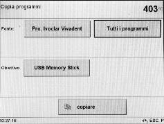 Una volta completata la procedura verrà visualizzato il messaggio: preparazione dell USB Memory Stick eseguita con successo.