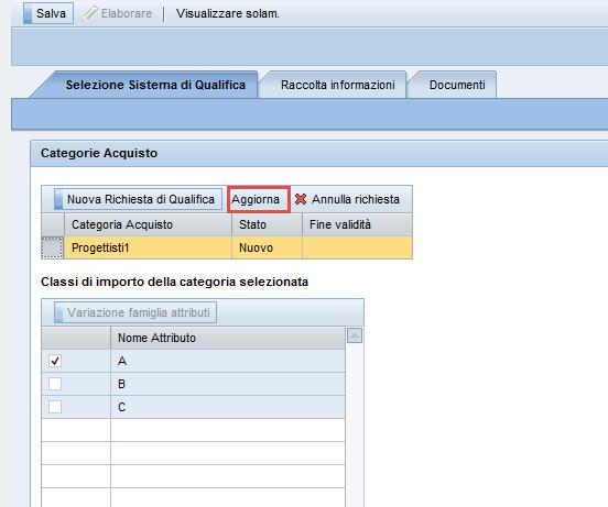 qualifica Contestualmente viene pubblicato il questionario relativo alla