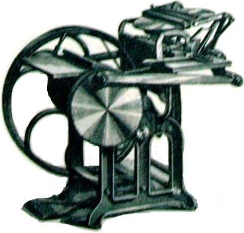 2. Torchio a leva manuale marca Amos Dell Orto in Monza del 1855 - Dimensioni cm. 200x 100 - Peso q. 6 3.