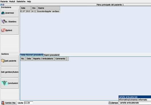 DOCUMENTAZIONE TELECONSULTO 1. Cartella informalzzata per teleconsulto (accesso remoto a server FTGM); 2. InformaLva consenso informato; 3. Refertazione condivisa tra operatore e consulente.