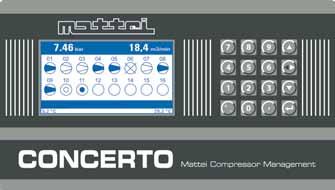 Sistema Concerto Concerto: controllo completo e flessibilità assoluta Numerosi avviamenti-arresti con conseguente usura delle parti, sprechi energetici e variazioni inefficienti nel funzionamento