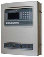 Concerto 380 480 Collegamento elettrico Sistema 1~/N/PE Tensione 90-230 V 50/60 Hz Display LCD-Display 240x128 Pixel Interfacce Moduli totali compressori 16 Numero di compressori a velocità variabile
