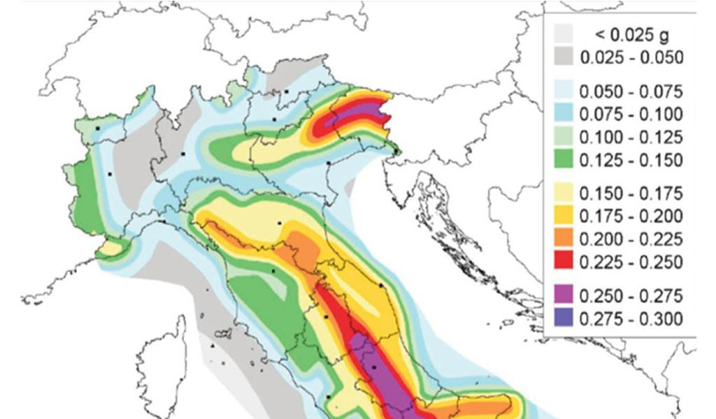 COSTI DELLA RICOSTRUZIONE POST SISMA Nella mappa sono indicati i fenomeni sismici maggiormente significativi che hanno colpito l Italia negli ultimi 50 anni.