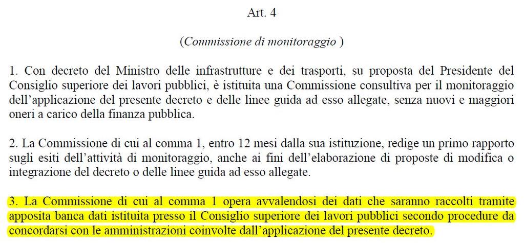 SISMABONUS: IL MONITORAGGIO PREVISTO DAL