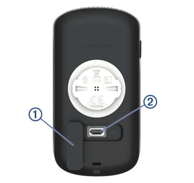 Caricamento del dispositivo AVVISO Per evitare la corrosione, asciugare accuratamente la porta USB, il cappuccio protettivo e l'area circostante prima di caricare l'unità o collegarla a un computer.