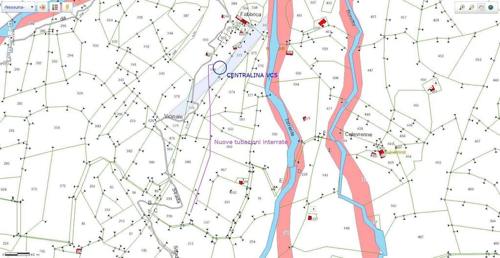 Centralina VC5 - Cartografia degli ambiti inedificabili ai sensi dell art.