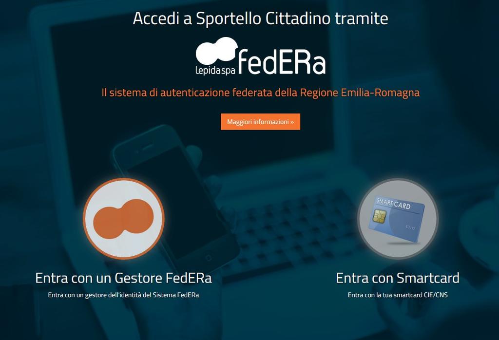 Se siete già in possesso di credenziali FedERa con livello alto potete accedere direttamente al servizio.