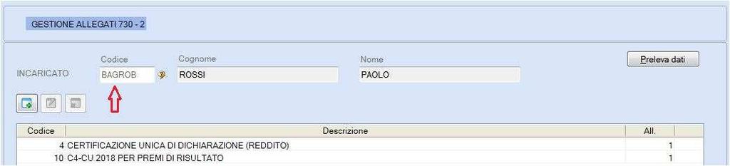 Nella Stampa Ministeriale l'incaricato verrà stampato nel 730-2. 4. Gestione ID Sedi Periferiche del CAF e Telematico 21. Modello 730 9. Programmi di utilità 11. Gestione INT/SOST/RAGG 9.