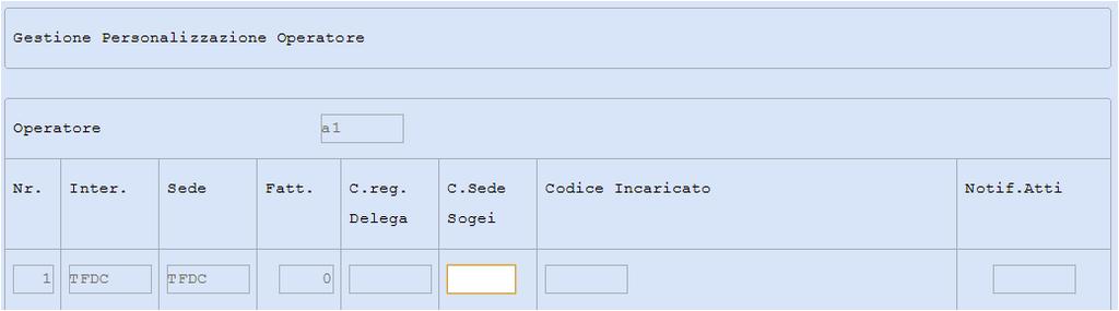 Per chi non ha inserito alcun C. Sede Sogei per i propri operatori, non verrà riportato il tag idsedeperiferica nel file telematico. Se il campo C.