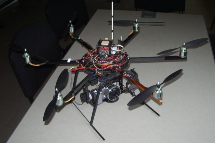 HexaKopter di Mikrokopter (v2011)