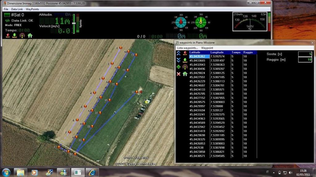 HexaKopter di Mikrokopter (v2011) La navigazione automatica Fissata la