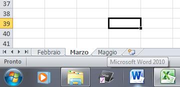 rinominare un foglio di lavoro cliccando, con il tasto destro del mouse, sulla linguetta Foglio1, ad esempio, e poi cliccare su Rinomina (alternativamente, si può eseguire un doppio clic sulla