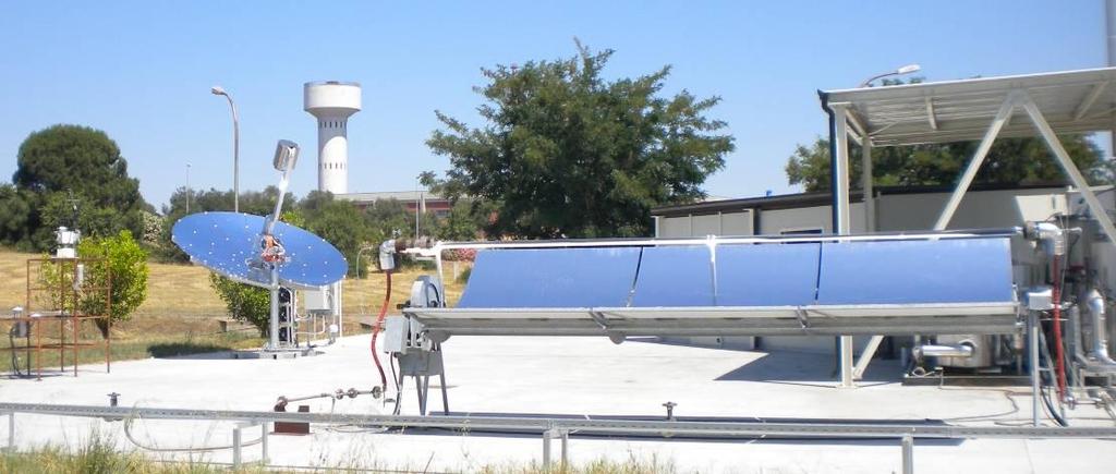 Infrastrutture e attività Laboratorio solare a media temperatura Caratterizzazione energetica e qualificazione di componenti solari termici