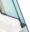 I vetri Gamma vetri isolanti Roto blueline Plus 8A utilizzato per Designo R4, R, R, R8,, in legno e PVC Doppio vetro di sicurezza autopulente con rivestimento Aquaclear antigrandine (SSK 3) Vetro