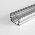 BARRA/STRIP Profilo in alluminio di 1m preforato per fissaggio striscia a soffitto o a parete.