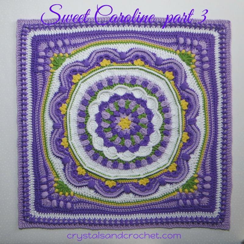 Sweet Caroline Copyright: Helen Shrimpton, 2017. All rights reserved. By: Helen at www.crystalsandcrochet.