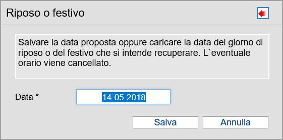 Cambia Normalmente il turno tipo composto da 7 giorni o multipli di 7 (14, 21, 28, 35 ) è caricato impostando al progressivo uno il lunedì, al due il martedì e così via.