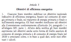 Il Piano d Azione per l Efficienza Energetica 2014 L Italia ha prezzi dell energia mediamente superiori